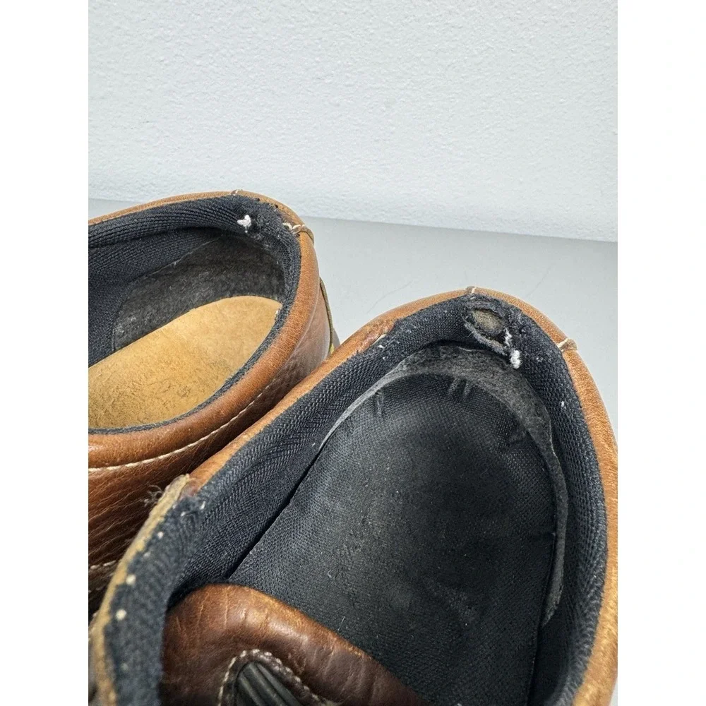 Vintage Dr Martens Oxford Shoes Mens 9 Brown Leather Low Casual 2000s 90s Y2K